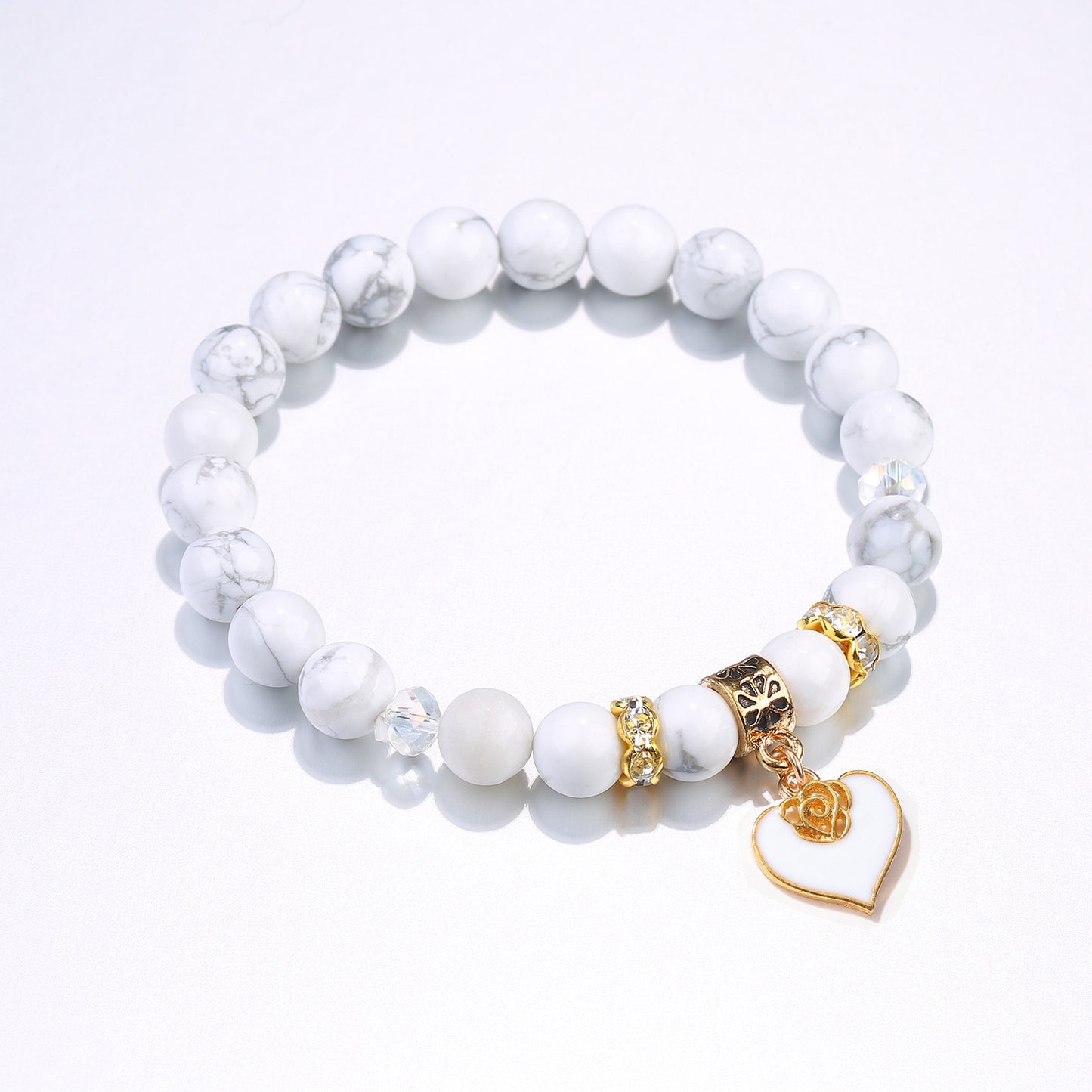 Love Pendant Beaded Bracelet