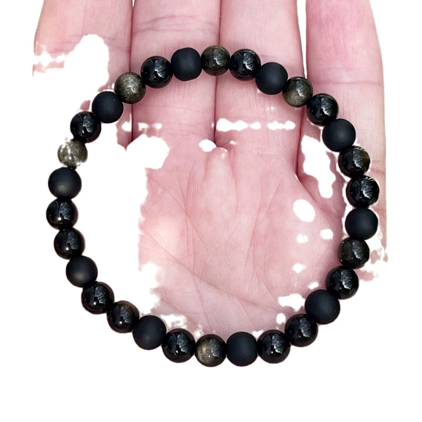 Natural Jin Yaoshi Black Agate Bracelet