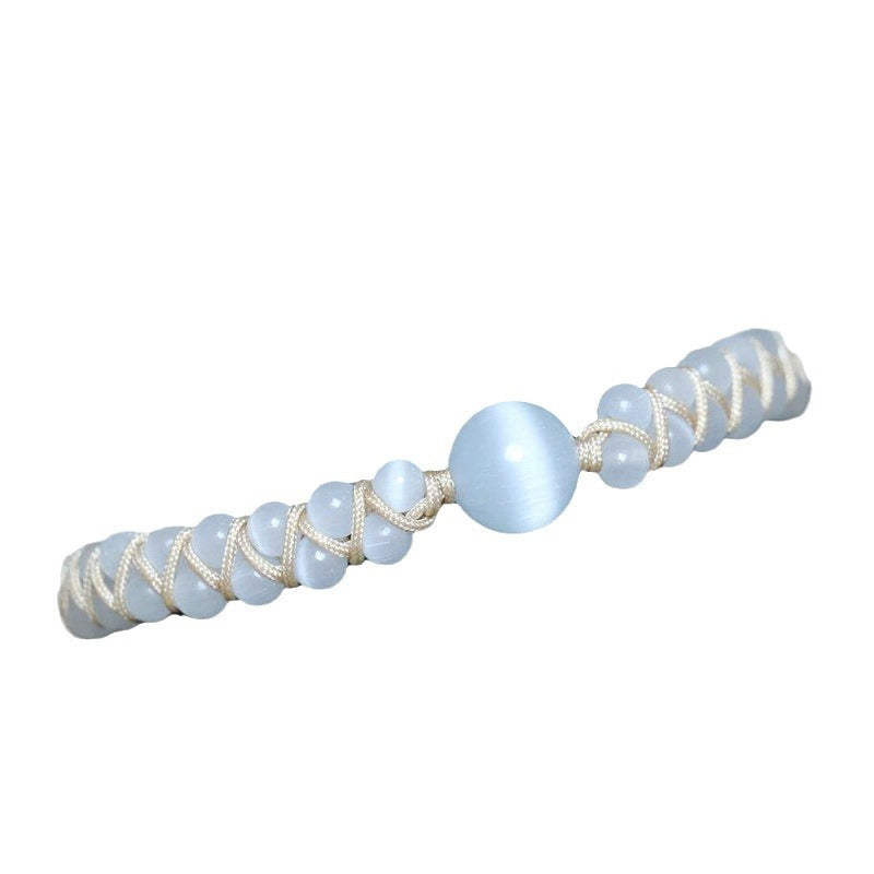 Natural Opal Double Woven Bracelet Exquisite